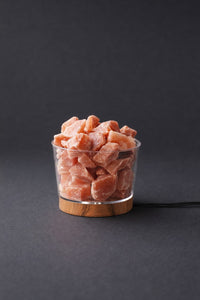 HIMALAYAN PINK ROCK SALT ACRYLIC BOWL