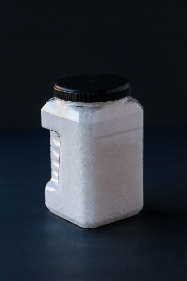 ROCK SALT WHITE GRANULATE 3-5MM IN 2.5KG TKS JAR