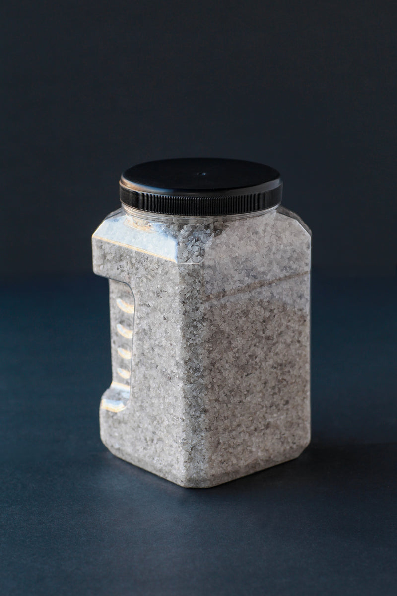 ROCK SALT GREY GRANULATE 3-5MM IN 2.5KG TKS JAR