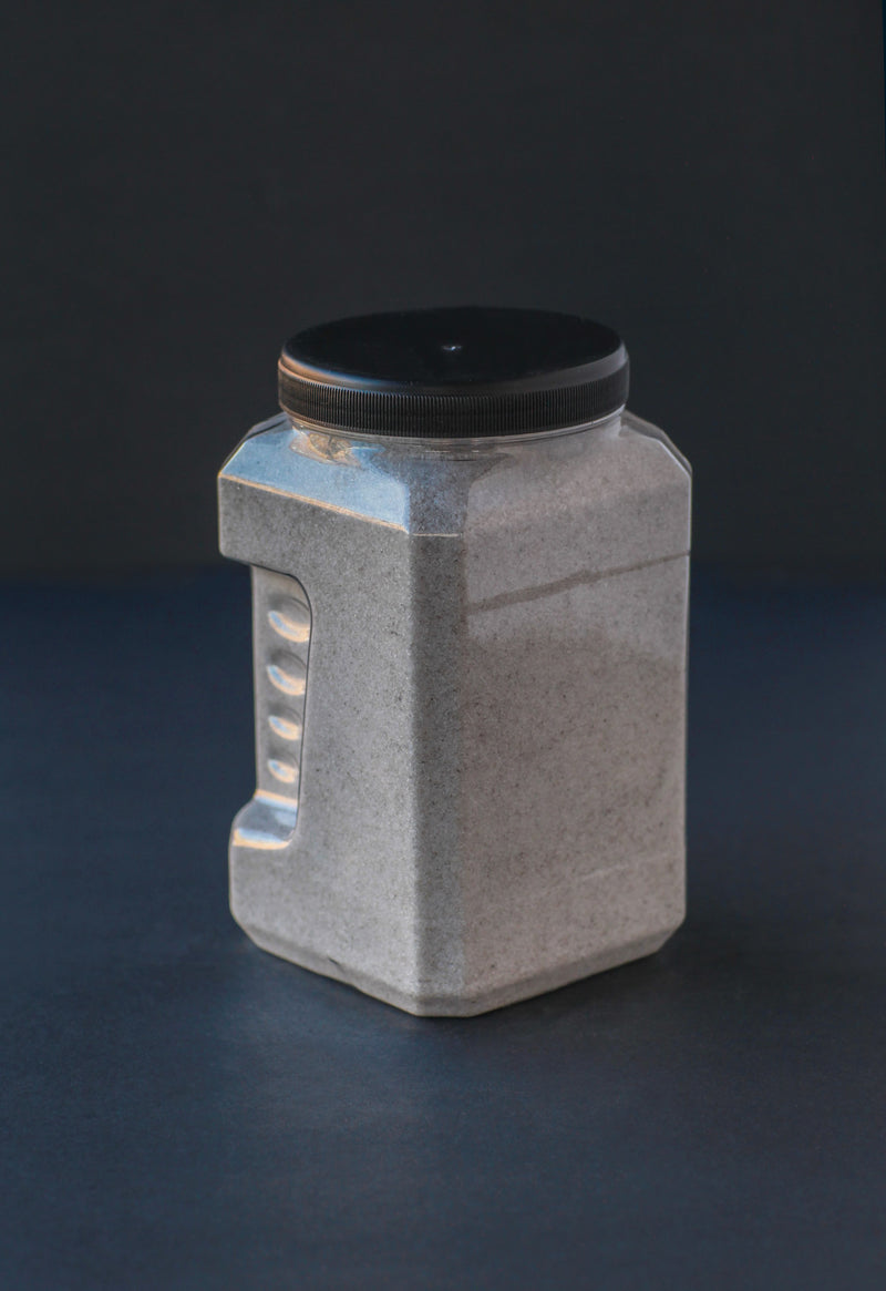 ROCK SALT GREY GRANULATE 0.5-1MM IN 2.5KG TKS JAR