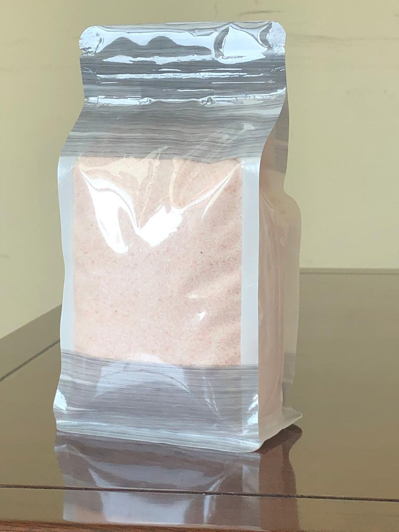 ROCK SALT PINK GRANULATE 0.5-1MM IN 2.2LB TKS POUCH