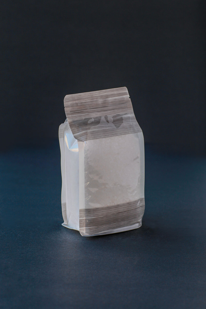 ROCK SALT WHITE GRANULATE 3-5MM IN 2.2LB TKS POUCH